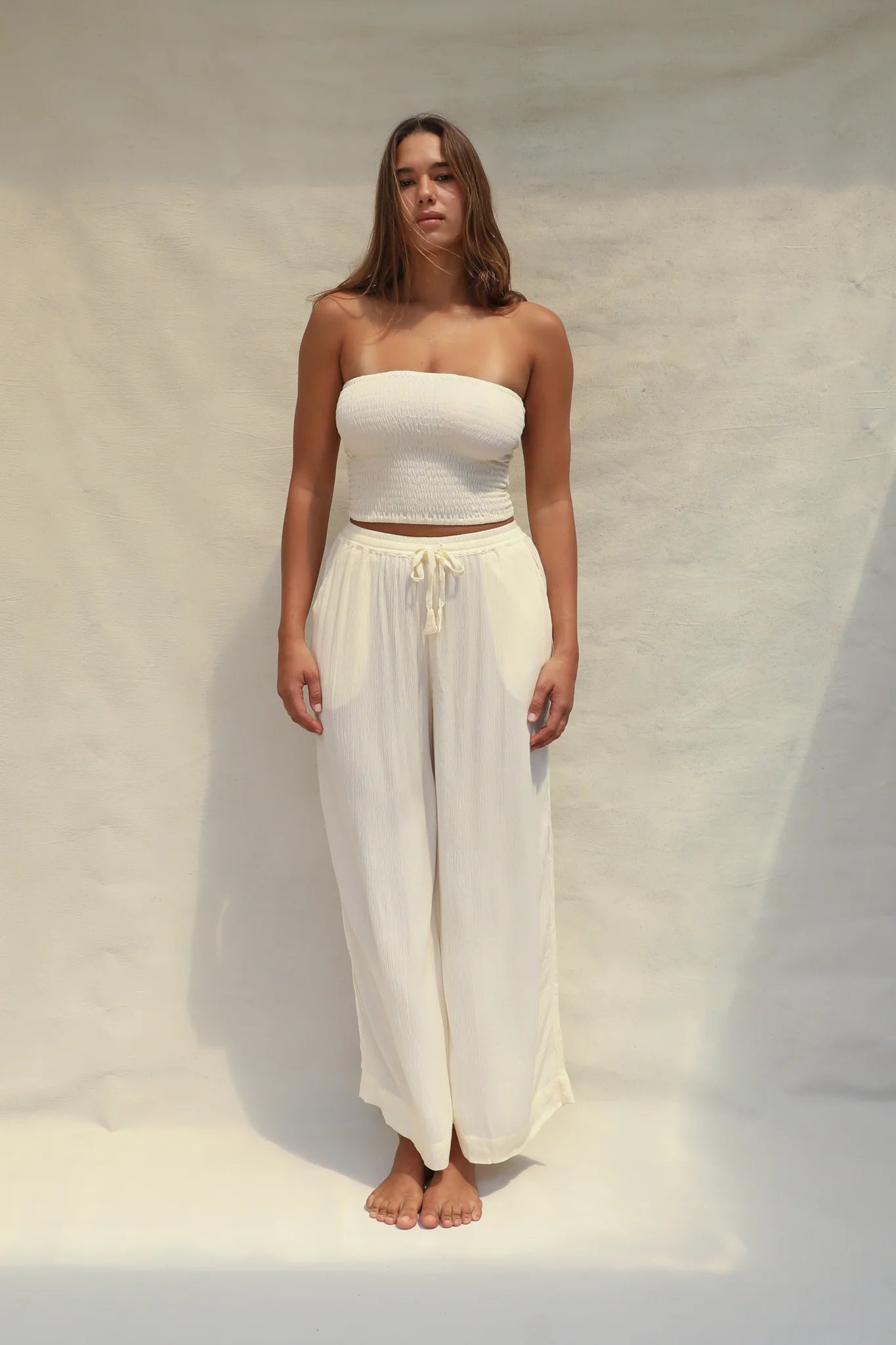 Flora Tube Top - Coconut