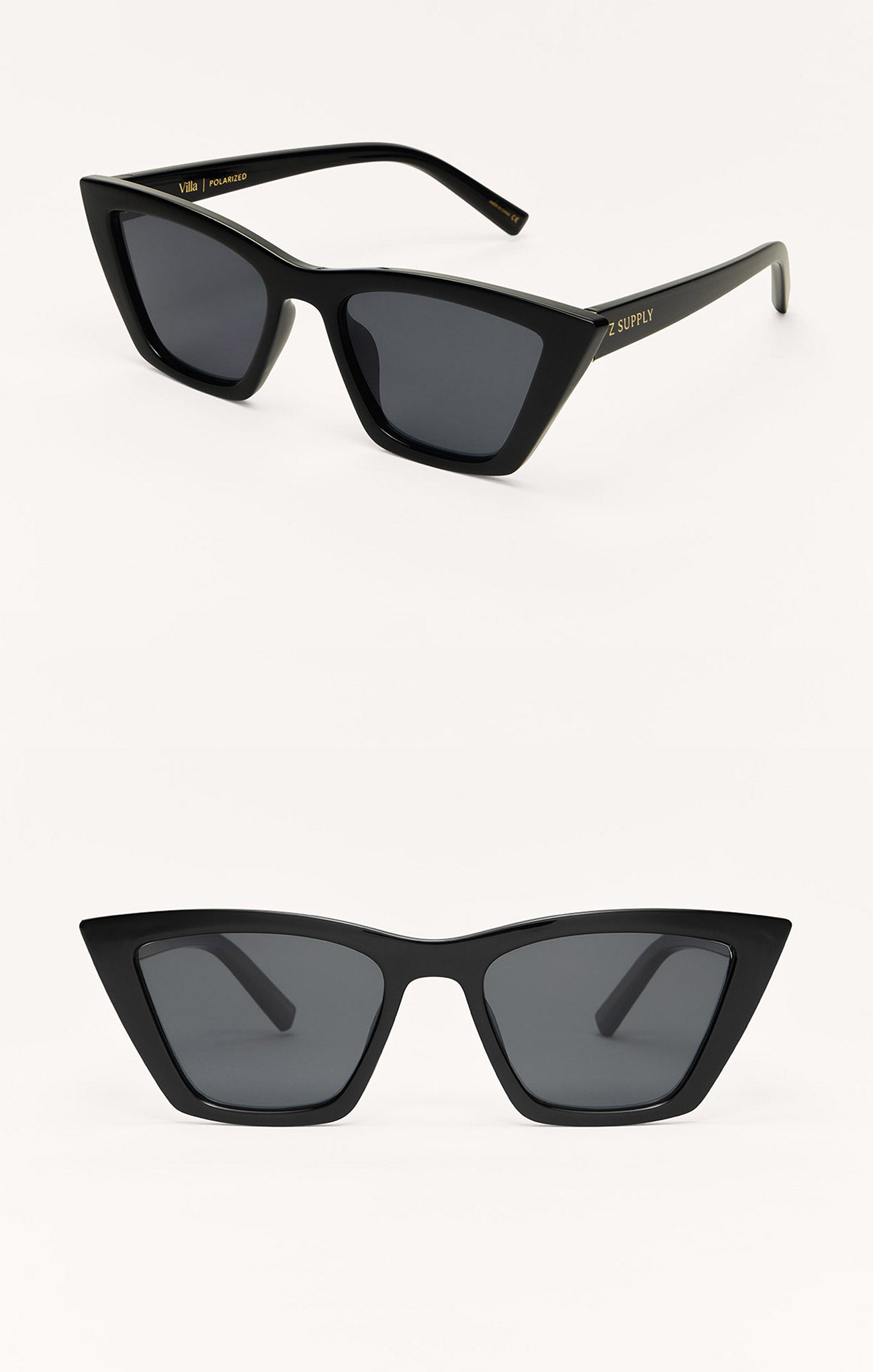 Villa Polished Black-Grey Polarized