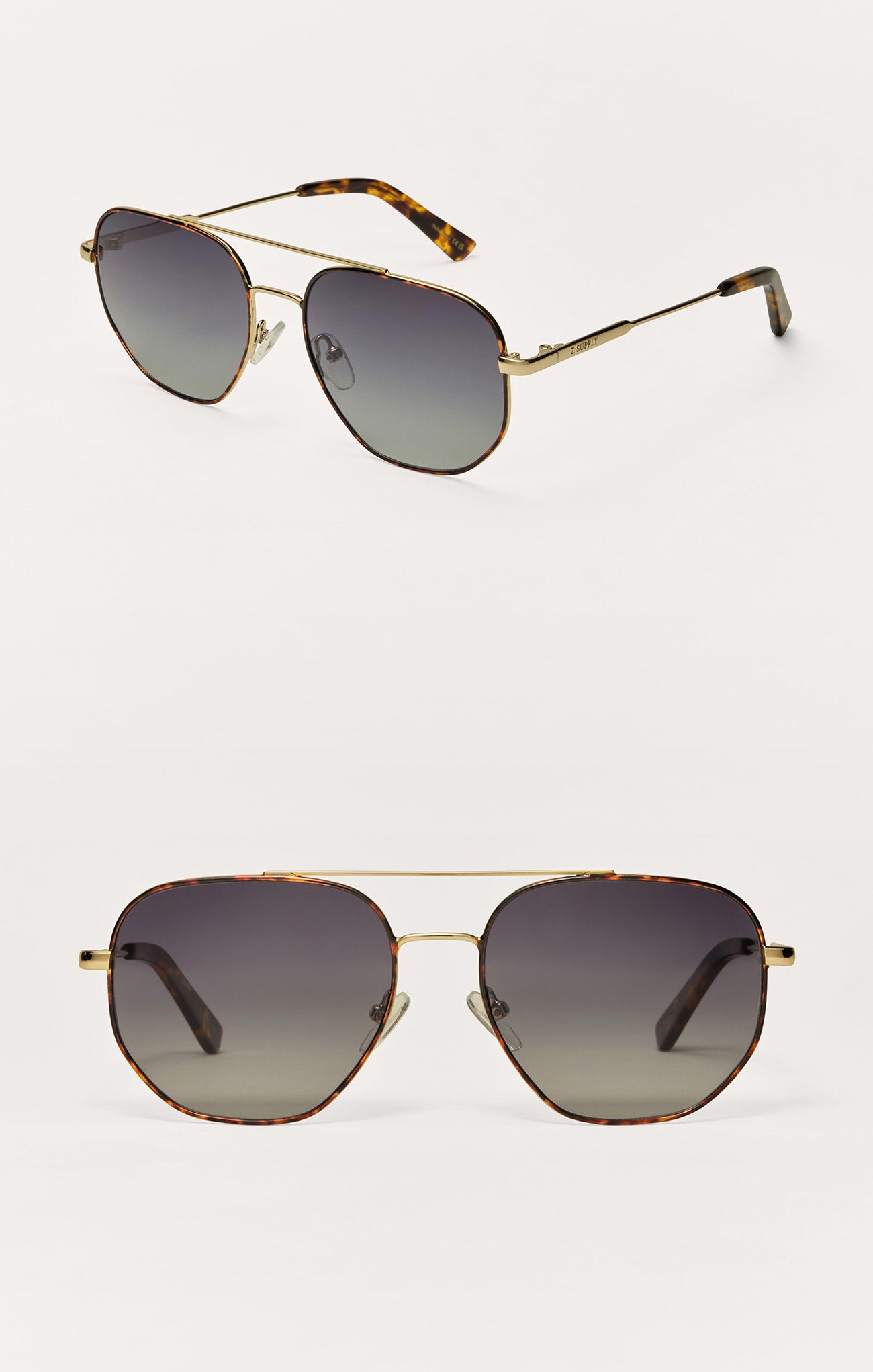 Highway Sunglasses Tortoise Gold / Gradient Polarized