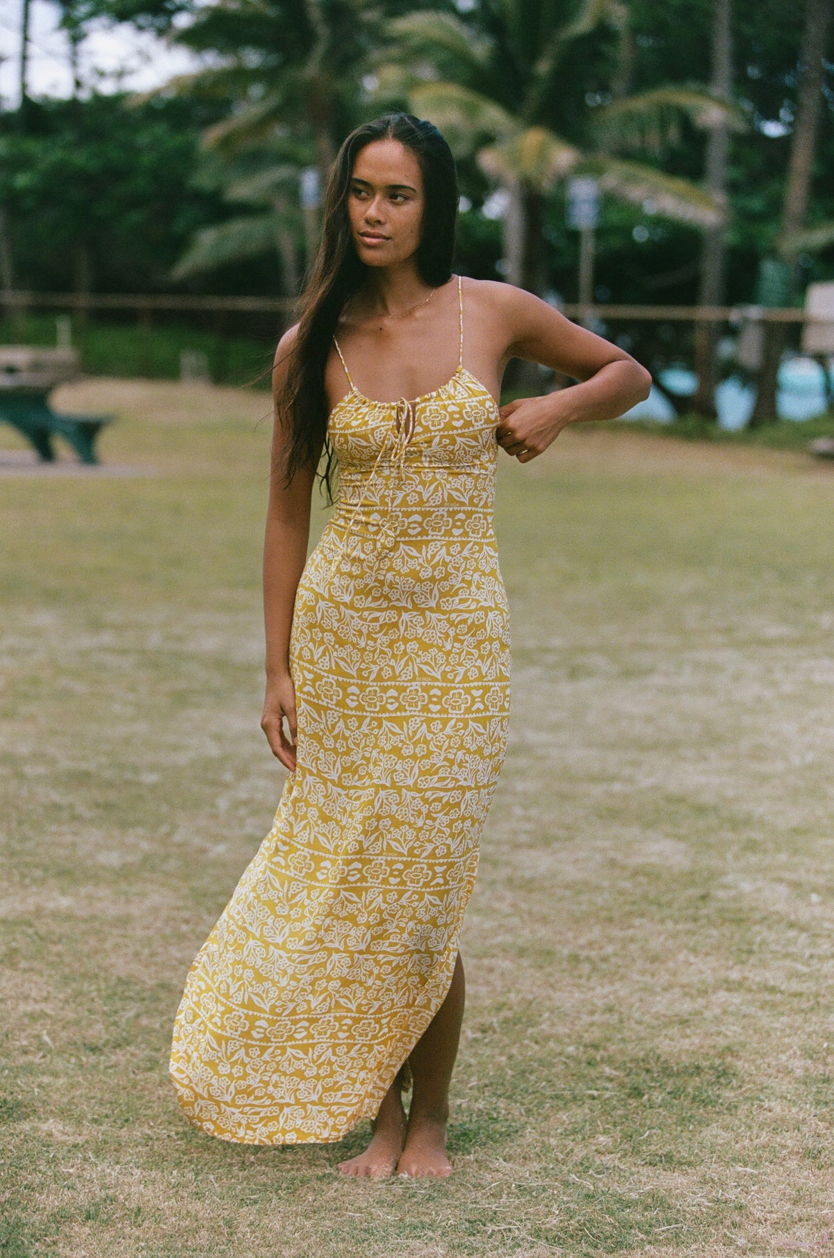 Leilani Maxi Dress 2.0 in Goldie