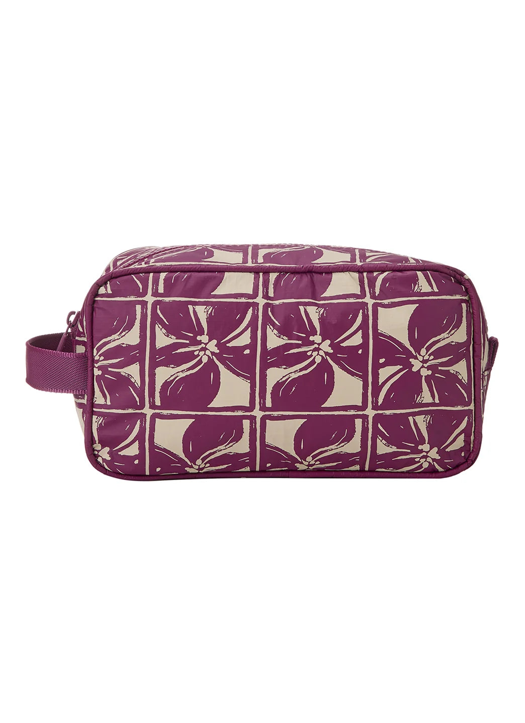 Lattice Dopp Kit Sandstone/ Plum