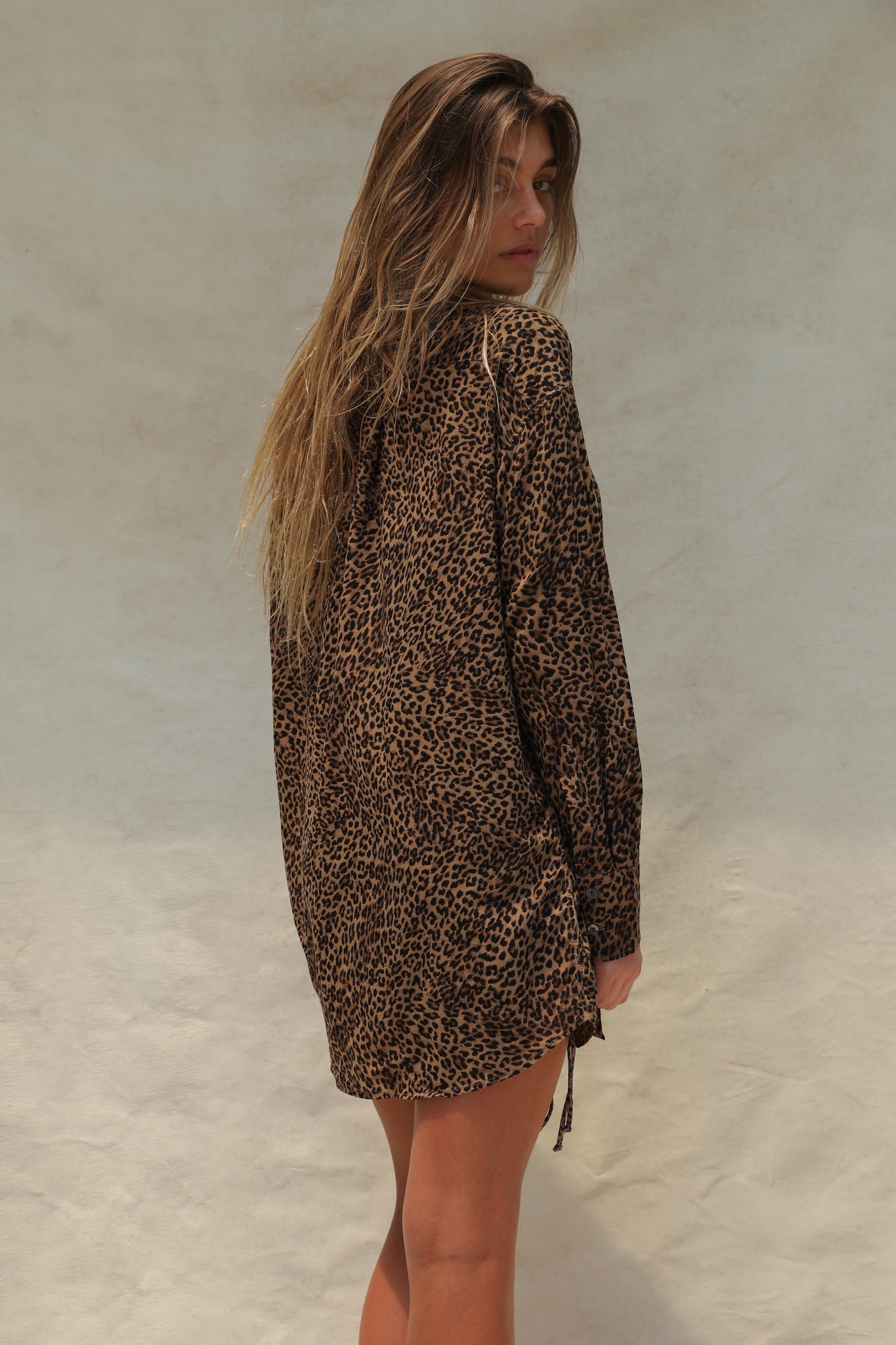 Mimi Shirt Dress in Selva