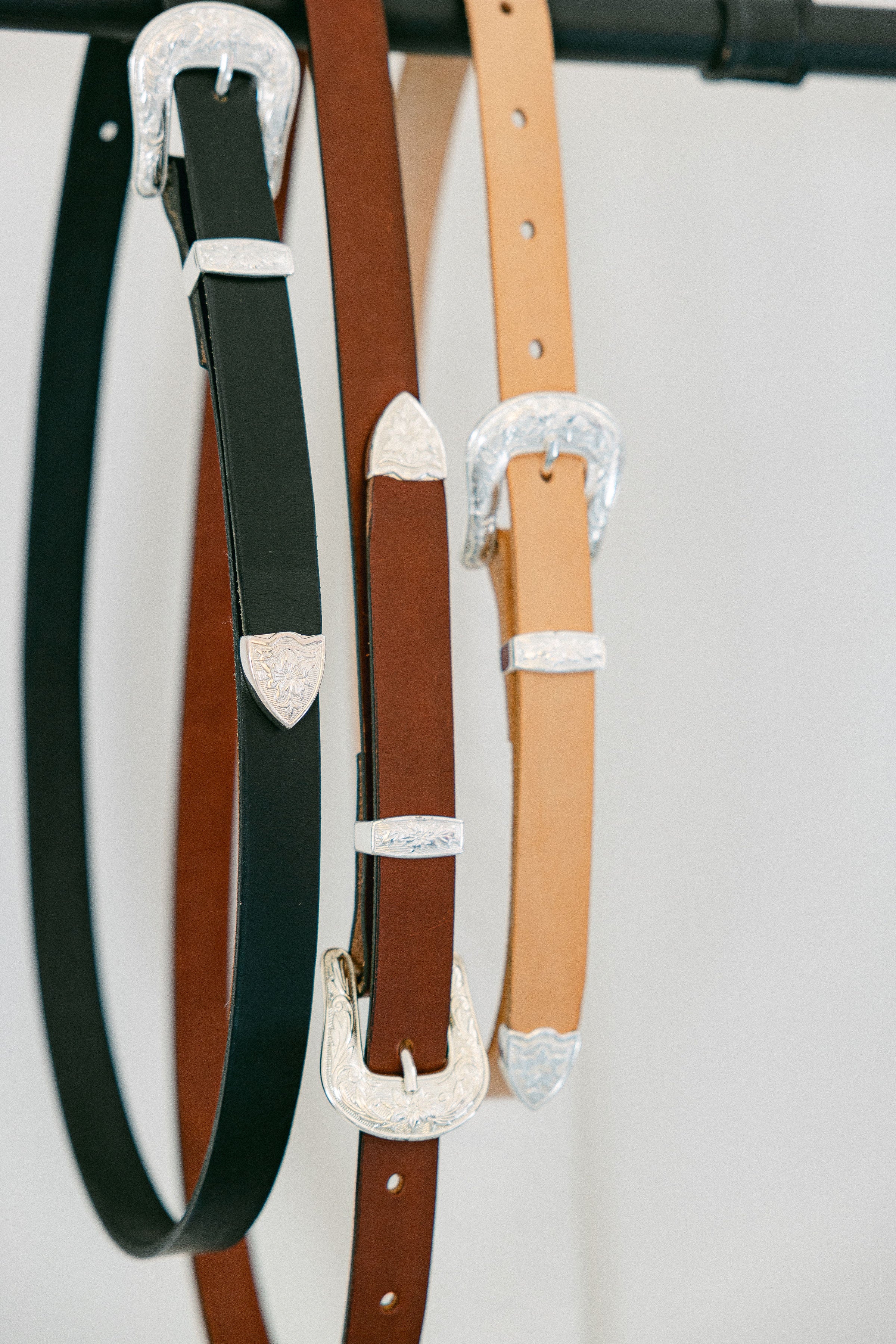 Salty Wester Leather Belt