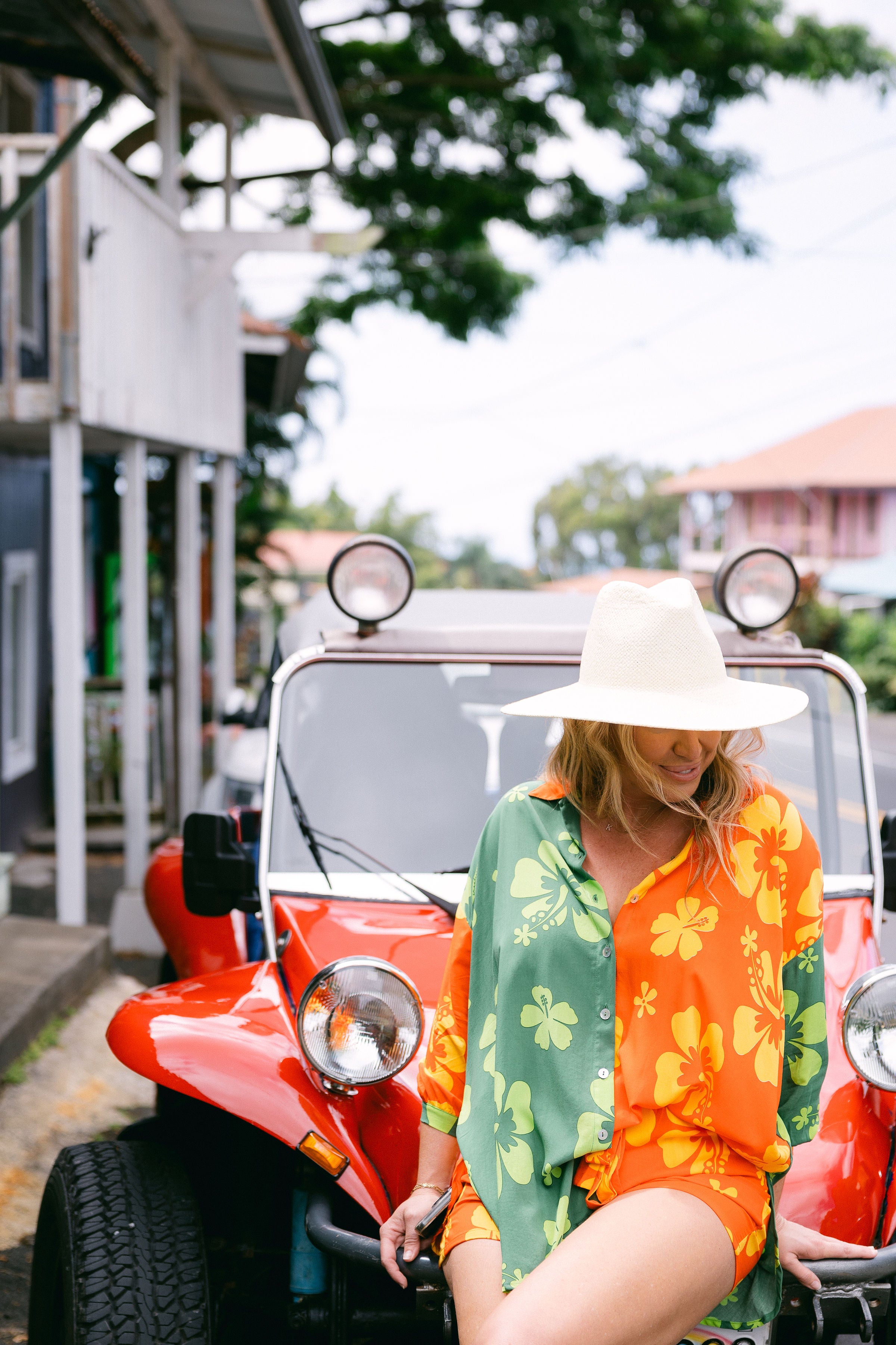 Oversized Button Up - Spritz